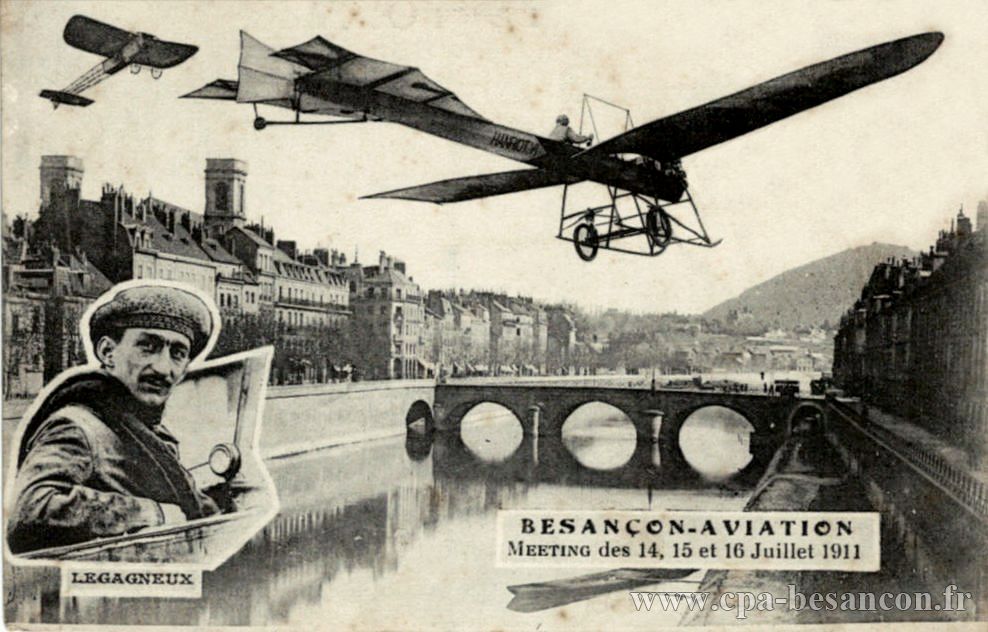 BESANÇON - AVIATION MEETING des 14, 15 et 16 Juillet 1911